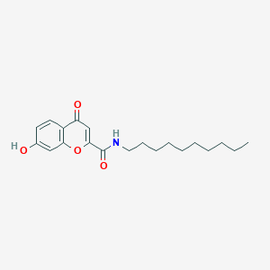 N-Decyl-7-hydroxy-4-oxo-4H-1-benzopyran-2-carboxamide