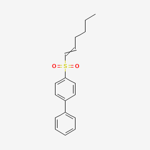 4-(Hex-1-ene-1-sulfonyl)-1,1'-biphenyl