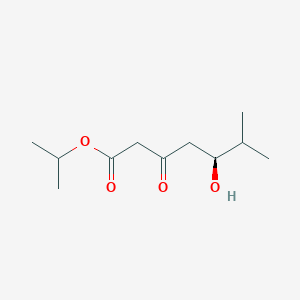 propan-2-yl (5S)-5-hydroxy-6-methyl-3-oxoheptanoate