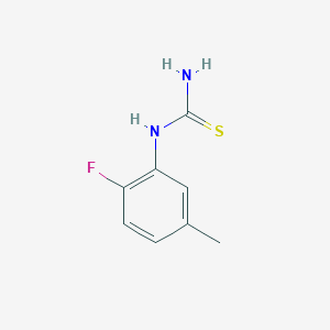 molecular formula C8H9FN2S B1517279 (2-Fluoro-5-methylphenyl)thiourea CAS No. 1038356-01-2
