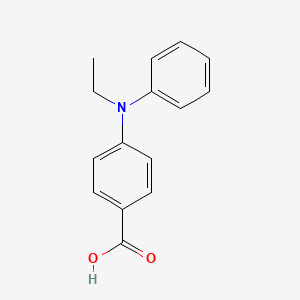 molecular formula C15H15NO2 B1517294 4-[Ethyl(phenyl)amino]benzoic acid CAS No. 1039995-85-1