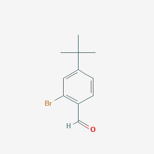 molecular formula C11H13BrO B1517295 2-Bromo-4-tert-butylbenzaldehyde CAS No. 246139-77-5