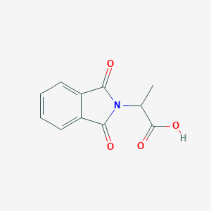 molecular formula C11H9NO4 B015173 2-邻苯二甲酰亚氨基丙酸 CAS No. 19506-87-7