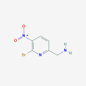 molecular formula C6H6BrN3O2 B1517303 (6-Bromo-5-nitropyridin-2-yl)methanamine CAS No. 914224-00-3