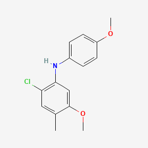 2-Chloro-5-methoxy-N-(4-methoxyphenyl)-4-methylaniline