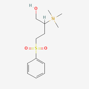 4-(Benzenesulfonyl)-2-(trimethylsilyl)butan-1-ol