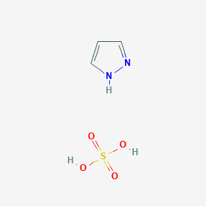 Sulfuric acid--1H-pyrazole (1/1)