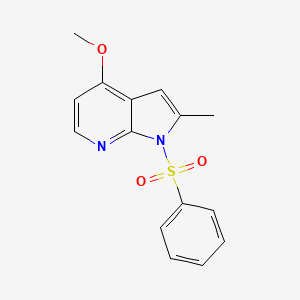 1-(Benzenesulfonyl)-4-methoxy-2-methylpyrrolo[2,3-b]pyridine