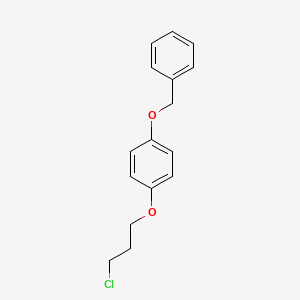 molecular formula C16H17ClO2 B1517313 1-(Benzyloxy)-4-(3-chloropropoxy)benzene CAS No. 913851-45-3