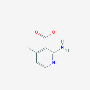 molecular formula C8H10N2O2 B1517314 Methyl 2-amino-4-methylpyridine-3-carboxylate CAS No. 76336-16-8