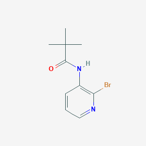 molecular formula C10H13BrN2O B1517318 N-(2-溴吡啶-3-基)戊酰胺 CAS No. 835882-02-5