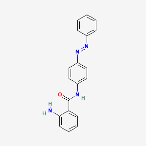 2-Amino-N-{4-[(E)-phenyldiazenyl]phenyl}benzamide