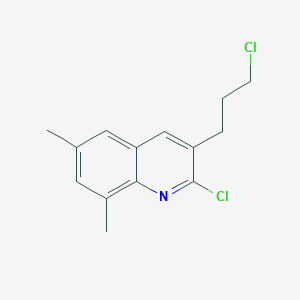 2-Chloro-3-(3-chloropropyl)-6,8-dimethylquinoline