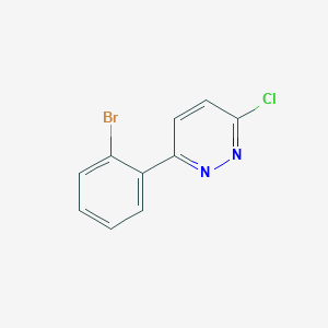 molecular formula C10H6BrClN2 B1517327 3-(2-Bromophenyl)-6-chloropyridazine CAS No. 143569-57-7