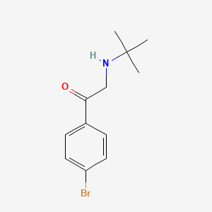 1-(4-Bromophenyl)-2-(tert-butylamino)ethan-1-one