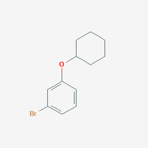 molecular formula C12H15BrO B1517335 1-Bromo-3-(cyclohexyloxy)benzene CAS No. 37631-06-4