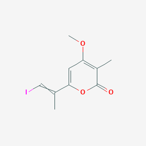 6-(1-iodoprop-1-en-2-yl)-4-methoxy-3-methyl-2H-pyran-2-one