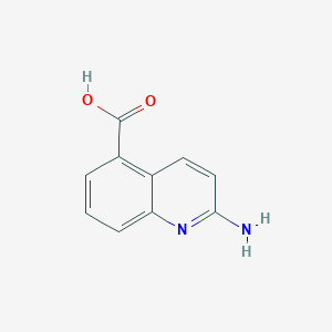molecular formula C10H8N2O2 B1517341 2-氨基喹啉-5-羧酸 CAS No. 496806-75-8
