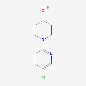 molecular formula C10H13ClN2O B1517346 1-(5-Chloropyridin-2-yl)piperidin-4-ol CAS No. 420844-63-9