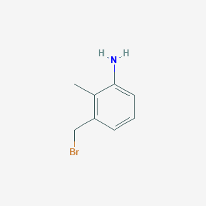 molecular formula C8H10BrN B1517347 3-Amino-2-methylbenzyl bromide CAS No. 1261758-84-2