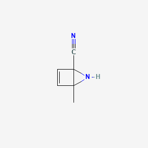 4-Methyl-5-azabicyclo[2.1.0]pent-2-ene-1-carbonitrile