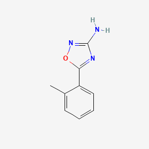 molecular formula C9H9N3O B1517351 5-(2-Methylphenyl)-1,2,4-oxadiazol-3-amine CAS No. 1017521-47-9