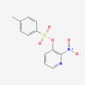 molecular formula C12H10N2O5S B1517353 2-Nitropyridin-3-yl 4-methylbenzene-1-sulfonate CAS No. 1240527-92-7