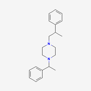 1-(1-Phenylethyl)-4-(2-phenylpropyl)piperazine