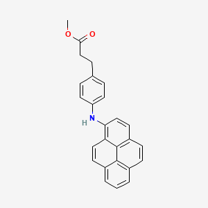 Methyl 3-{4-[(pyren-1-YL)amino]phenyl}propanoate