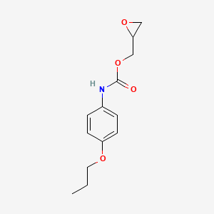 (Oxiran-2-yl)methyl (4-propoxyphenyl)carbamate