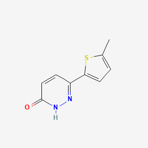 molecular formula C9H8N2OS B1517367 6-(5-Methylthiophen-2-yl)-2,3-dihydropyridazin-3-one CAS No. 1105194-38-4