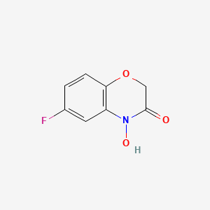 6-Fluoro-4-hydroxy-2H-1,4-benzoxazin-3(4H)-one