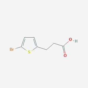 molecular formula C7H7BrO2S B1517380 3-(5-Bromothiophen-2-yl)propanoic acid CAS No. 900027-23-8