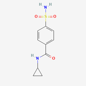 molecular formula C10H12N2O3S B1517400 4-(Aminosulfonyl)-N-cyclopropylbenzamide CAS No. 1044135-16-1