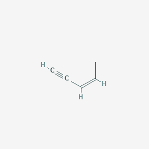 molecular formula C5H6 B151741 3-Penten-1-yne, (Z)- CAS No. 1574-40-9