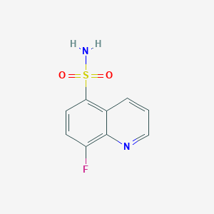 molecular formula C9H7FN2O2S B1517415 8-Fluoroquinoline-5-sulfonamide CAS No. 1096846-20-6
