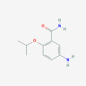 molecular formula C10H14N2O2 B1517420 5-Amino-2-(propan-2-yloxy)benzamide CAS No. 1171179-05-7