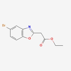 Ethyl 2-(5-bromobenzo[D]oxazol-2-YL)acetate