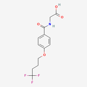 n-[4-(4,4,4-Trifluorobutoxy)benzoyl]glycine