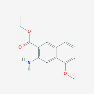 Ethyl 3-amino-5-methoxynaphthalene-2-carboxylate