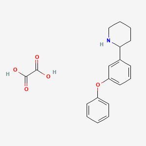 2-(3-Phenoxyphenyl)piperidine oxalate