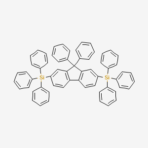 (9,9-Diphenyl-9H-fluorene-2,7-diyl)bis(triphenylsilane)