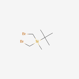 molecular formula C7H16Br2Si B15174457 Bis(bromomethyl)(tert-butyl)methylsilane CAS No. 918904-48-0