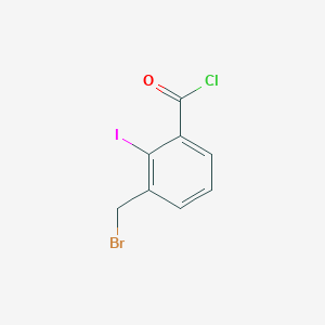 3-(Bromomethyl)-2-iodobenzoyl chloride