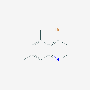 molecular formula C11H10BrN B1517449 4-Bromo-5,7-dimethylquinoline CAS No. 1070879-33-2
