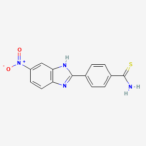 4-(6-Nitro-2-benzimidazolyl)thiobenzamide