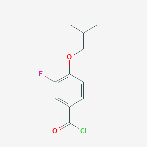 4-iso-Butoxy-3-fluorobenzoyl chloride