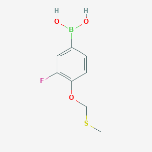 3-Fluoro-4-(methylthiomethoxy)phenylboronic acid