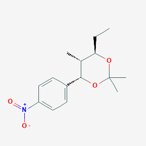 (4R,5R,6S)-4-ethyl-2,2,5-trimethyl-6-(4-nitrophenyl)-1,3-dioxane