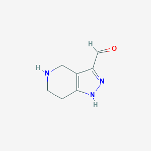 4,5,6,7-Tetrahydro-1H-pyrazolo[4,3-C]pyridine-3-carbaldehyde